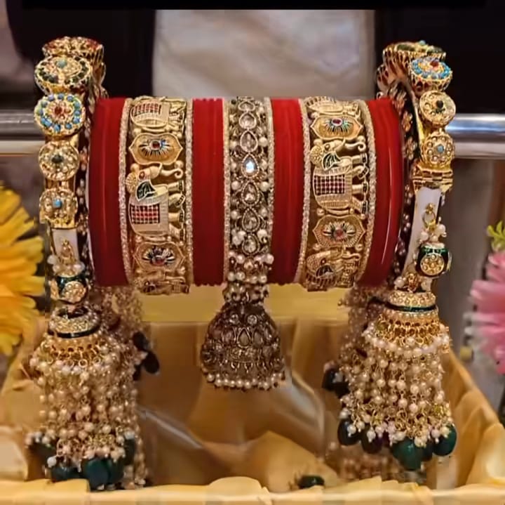 Rajwadi Chudi Set (FREE SIZE)