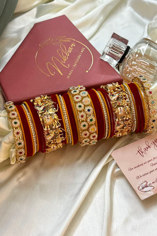 Double the Royalty – Rajwadi Bangles