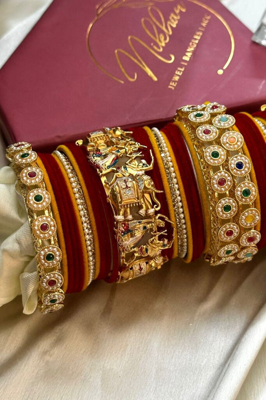 Double the Royalty – Rajwadi Bangles