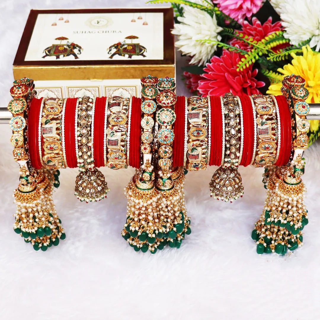 Rajwadi Chudi Set (FREE SIZE)