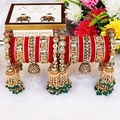 Rajwadi Chudi Set (FREE SIZE)